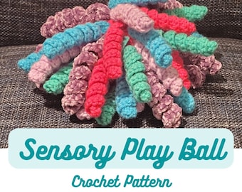 PDF PATTERN ONLY Crochet Sensory Play Ball Crochet Toy