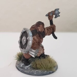 Dwarf Warrior with Axe and Shield