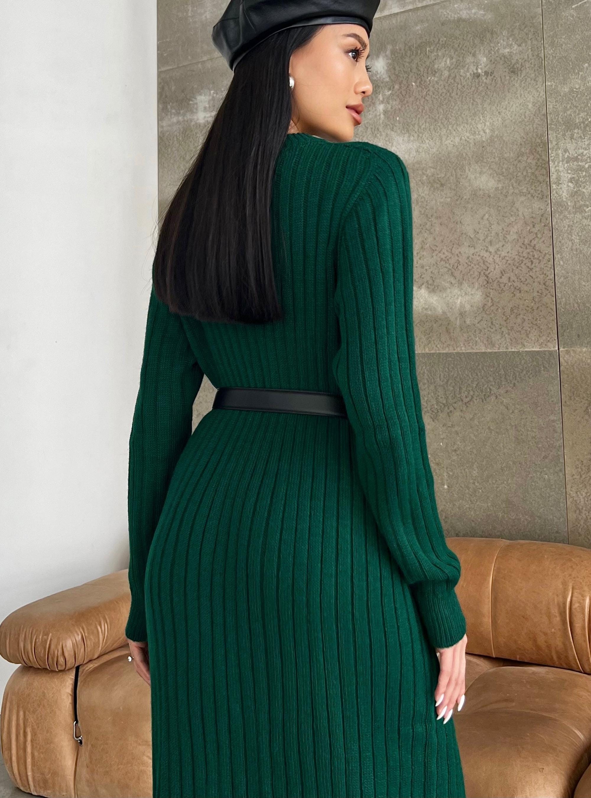 jlo daughter in iconic green dress Siena green shirred crochet-knit maxi dress, M / Black main image 0