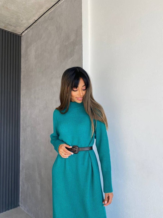 Aqua sweater dress discount