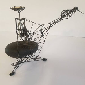 Joe Police Original Vintage Midcentury Kinetic Automaton Sculpture in Working Condition Rare L@@k