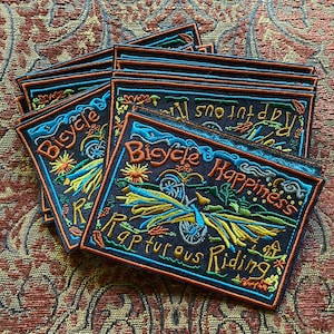 Bicycle Happiness Rapturous Riding Patch