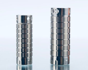 Titanium TTS Capsule Stash Water Proof Custom EDC 1x Piece Anodized Blue