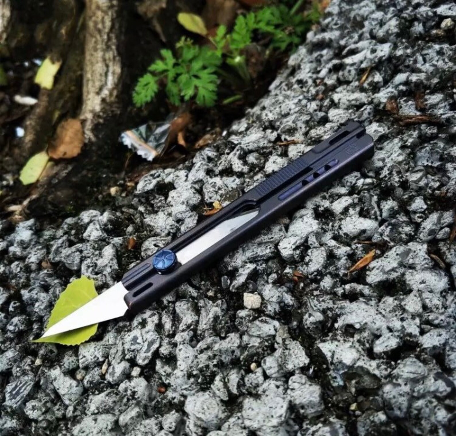 BOX CUTTER 2 / Solid Titanium / 1x Piece / Anodized Custom Etsy