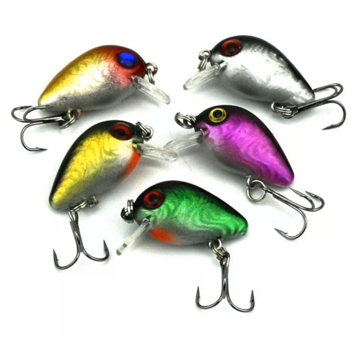 Small Crankbait Fishing Lure / 3CM 1.6G / 10x Pieces / Etsy