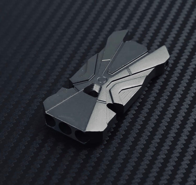 Emergency Whistle High Frequency Aluminum 1x Piece Gray