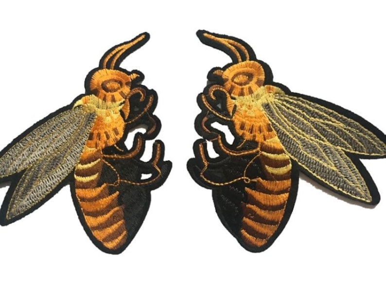 Iron on Embroidered Patch Accessories 2x Pieces