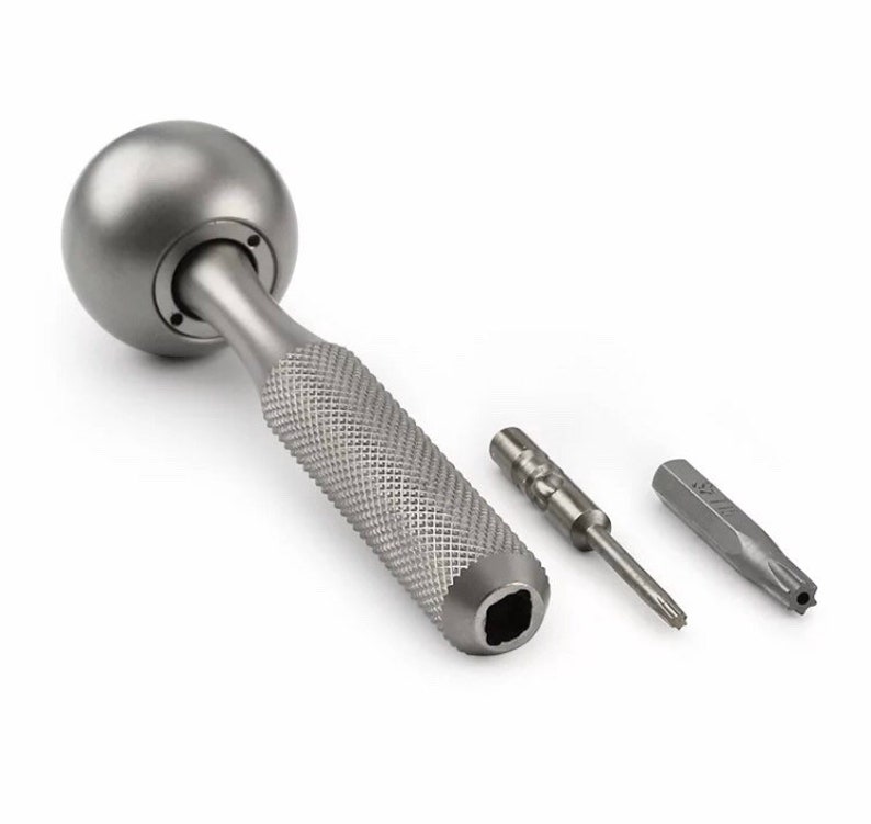 TI SCREWDRIVER #1 Solid Titanium 1x Piece Raw Titanium