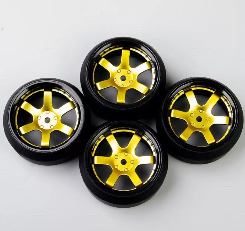 1/10 3 Degree RC Drift Tires Wheel Rim Set RC Car | Etsy