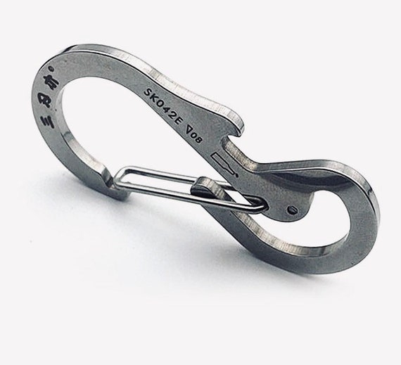 Multi Tool Carabiner / Bottle Opener / Stainless Steel / 1x Etsy