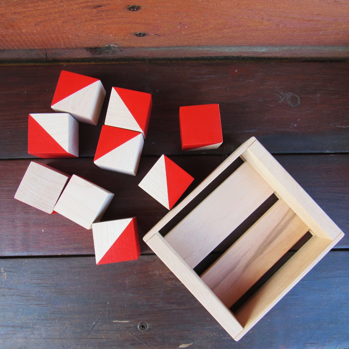 Kohs Block schemes IQ test kohs blocks Wooden Koh's Etsy