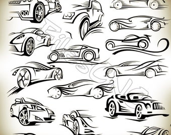 Cars silhouettes, Sport cars svg file, sport cricut file, car Cricut Cut Files, race Svg Cut Files,silhouette, vector,svg, dxf, illustrator