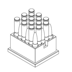 REPACKBOX - 5.56 X 45 Fast Loading Ammo Tray holds 30 Rounds – Reusable
