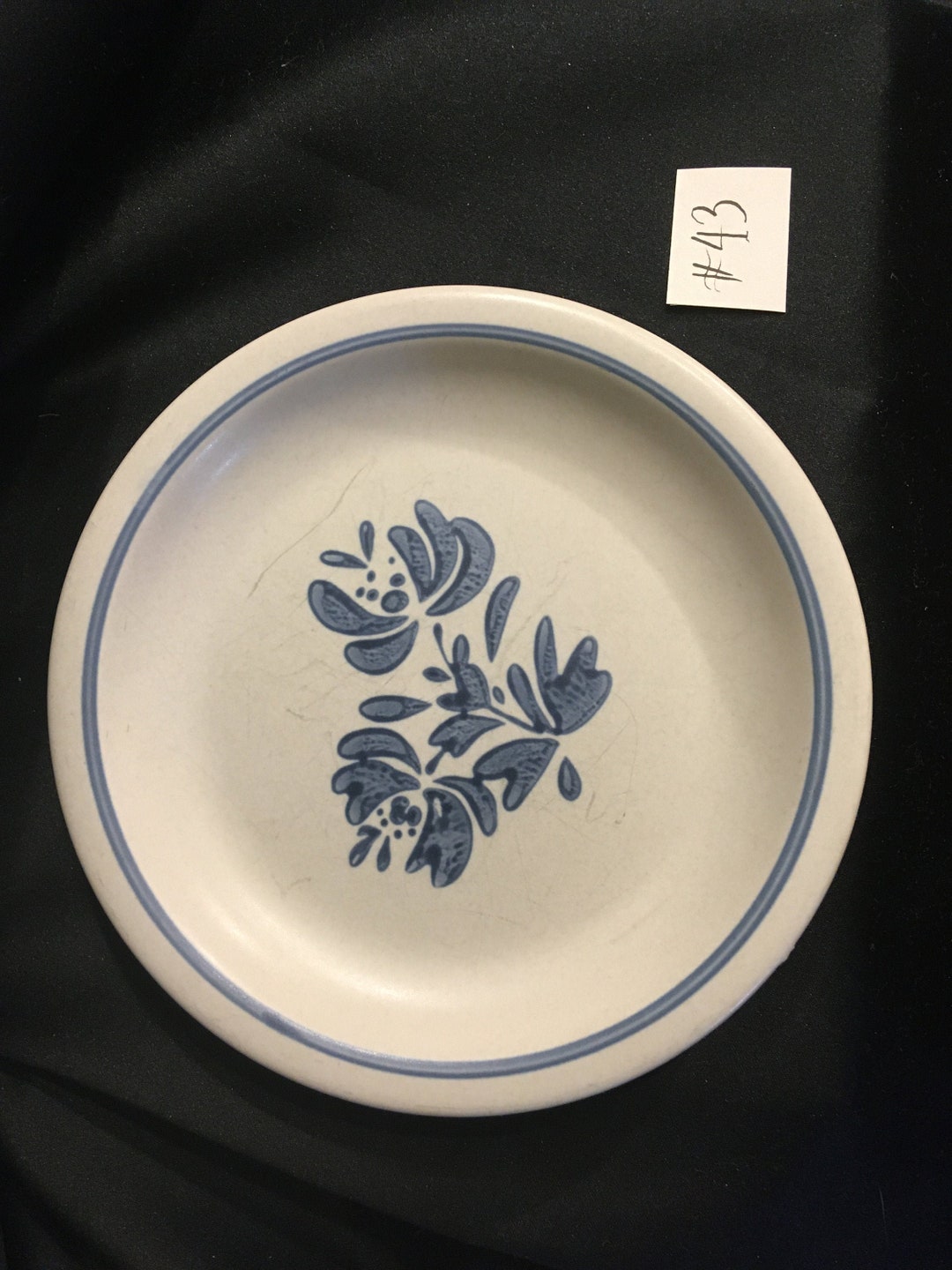 10 Pfaltzgraff Yorktowne Blue Dinner Plate Etsy