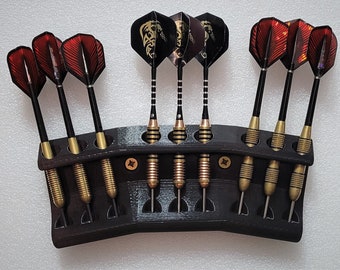 Dart Holder (Wall mounted) / Display Stands - Organize & Showcase Your Dart Collection - Space-Saving Dart Rack for Home/Bar - 25+ Colours