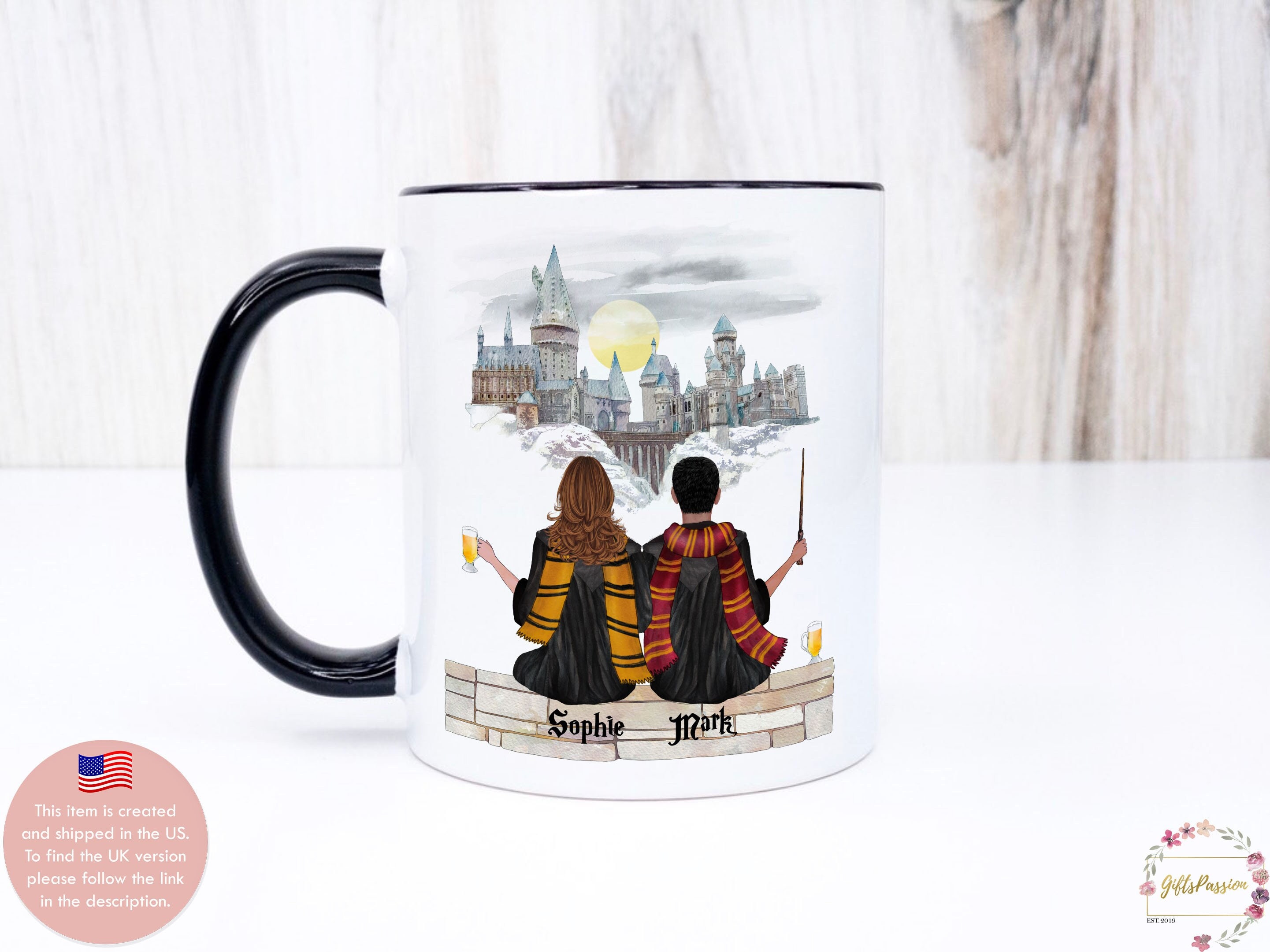 Personalized wizard | Coffee Mug | with Custom Names