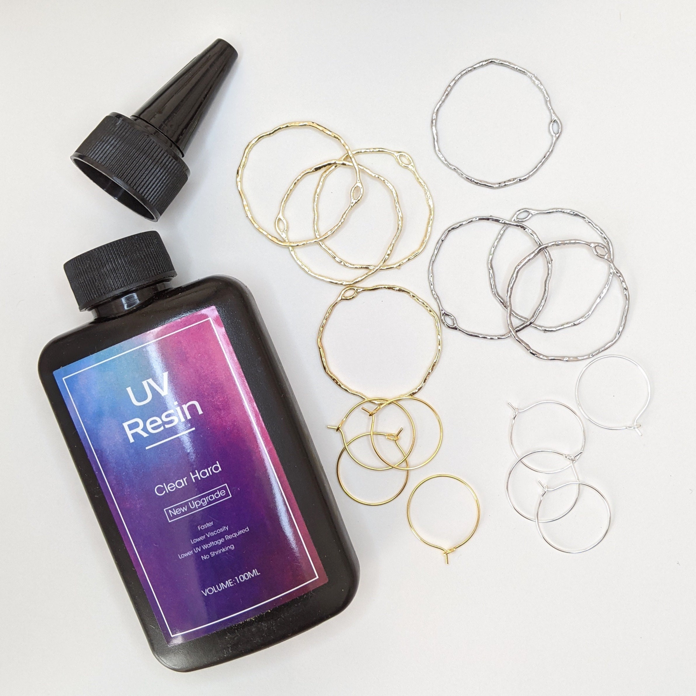 Resin Starter Kit UV Resin Open Back Bezels Beginners Kit Etsy Australia