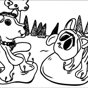 Squonk coloring and activity book image 2