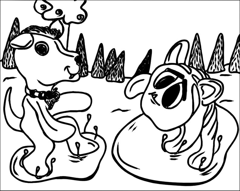 Squonk coloring and activity book image 2