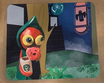 Mousepads Cryptid indescribable Octoman/ Flatwoods monster/Fresno Nightwalker/ goatman