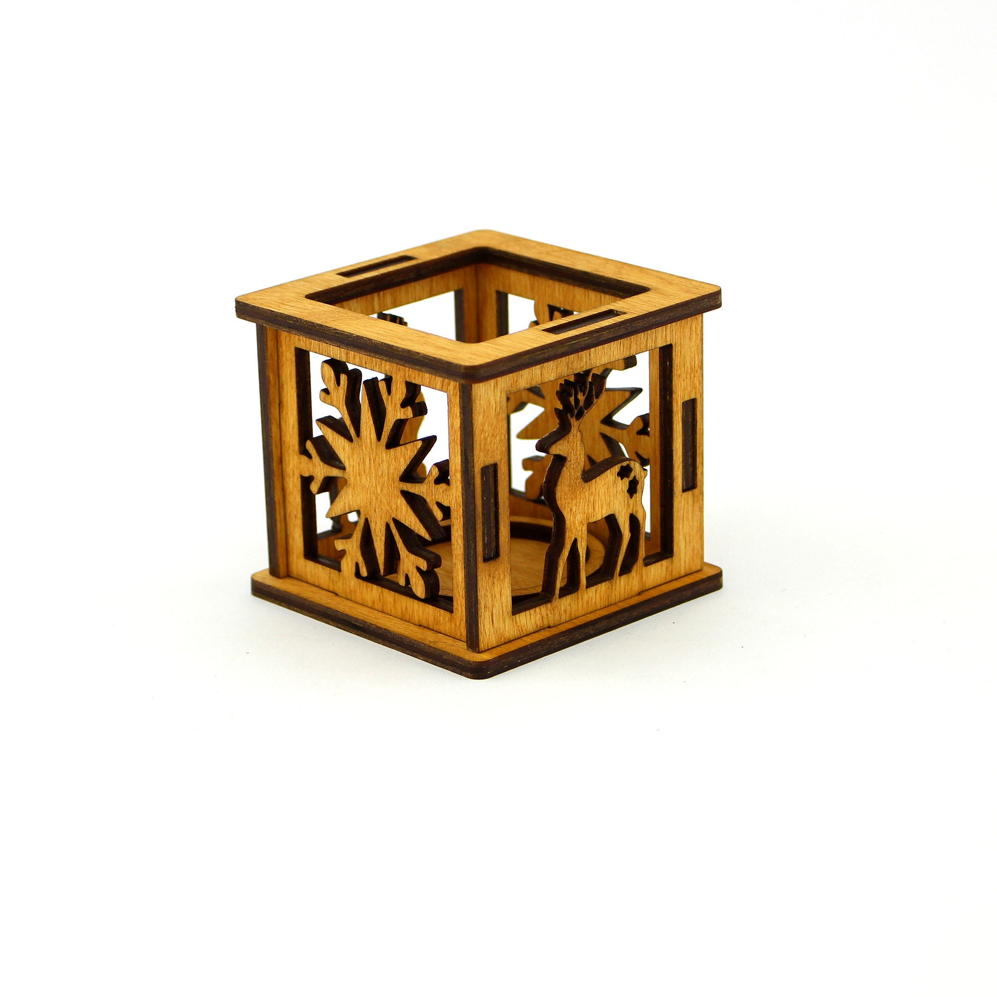 Christmas Candle Holders. Laser Cut File. 5 Models. 5 Etsy UK