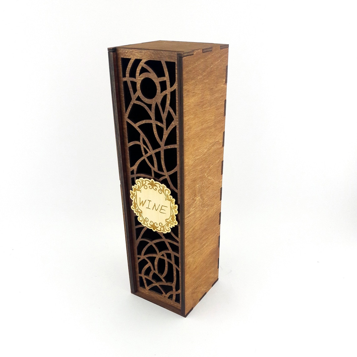 Wooden wine boxes. 4 models. Laser cut file. Cdr Dxf Ai Svg Etsy