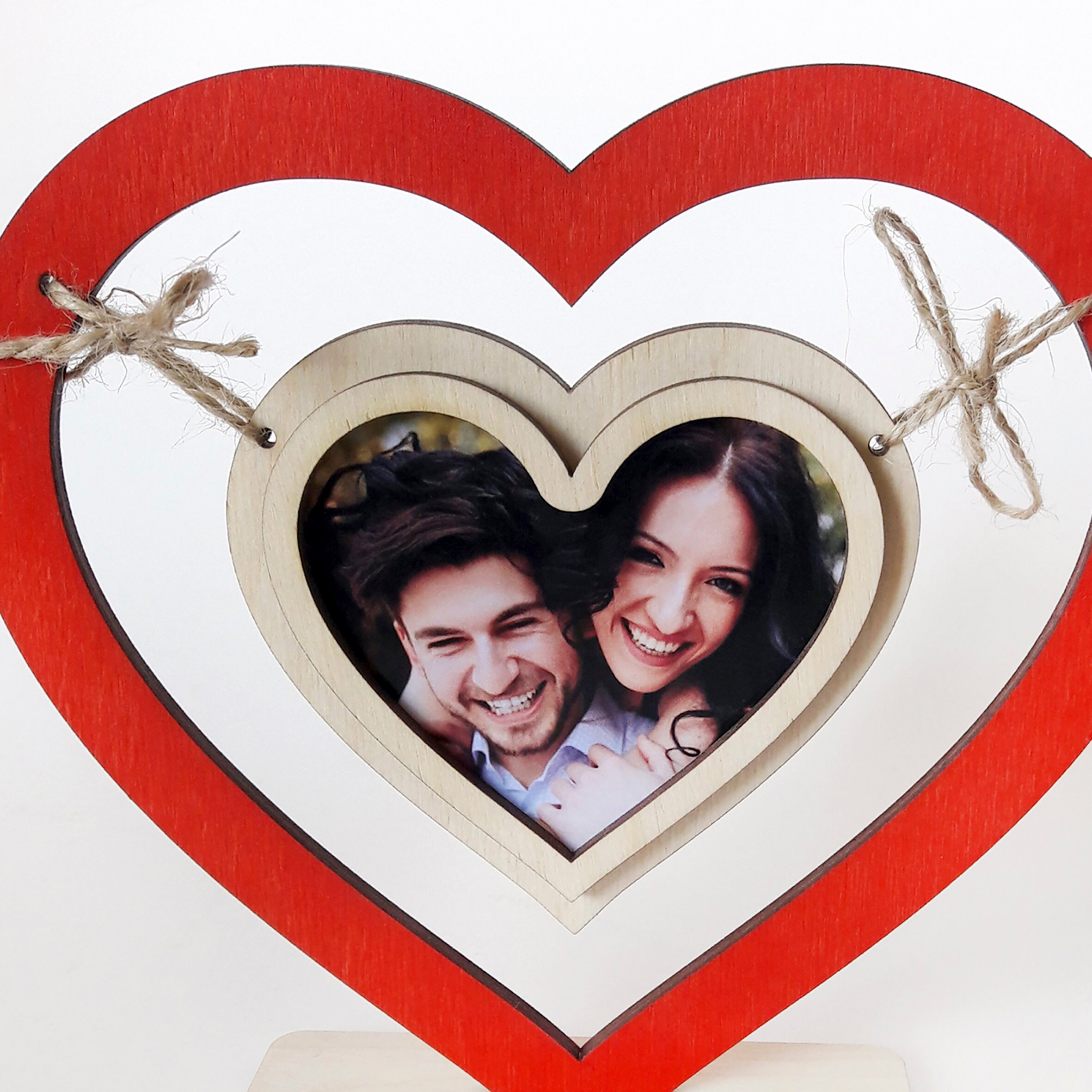 Wooden Photo Frame hearts. Laser Cut File. Etsy UK