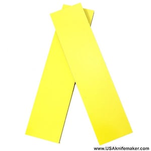 G10 - Giallo - Varie misure - Manico del coltello - Spessore 3/8&quot;