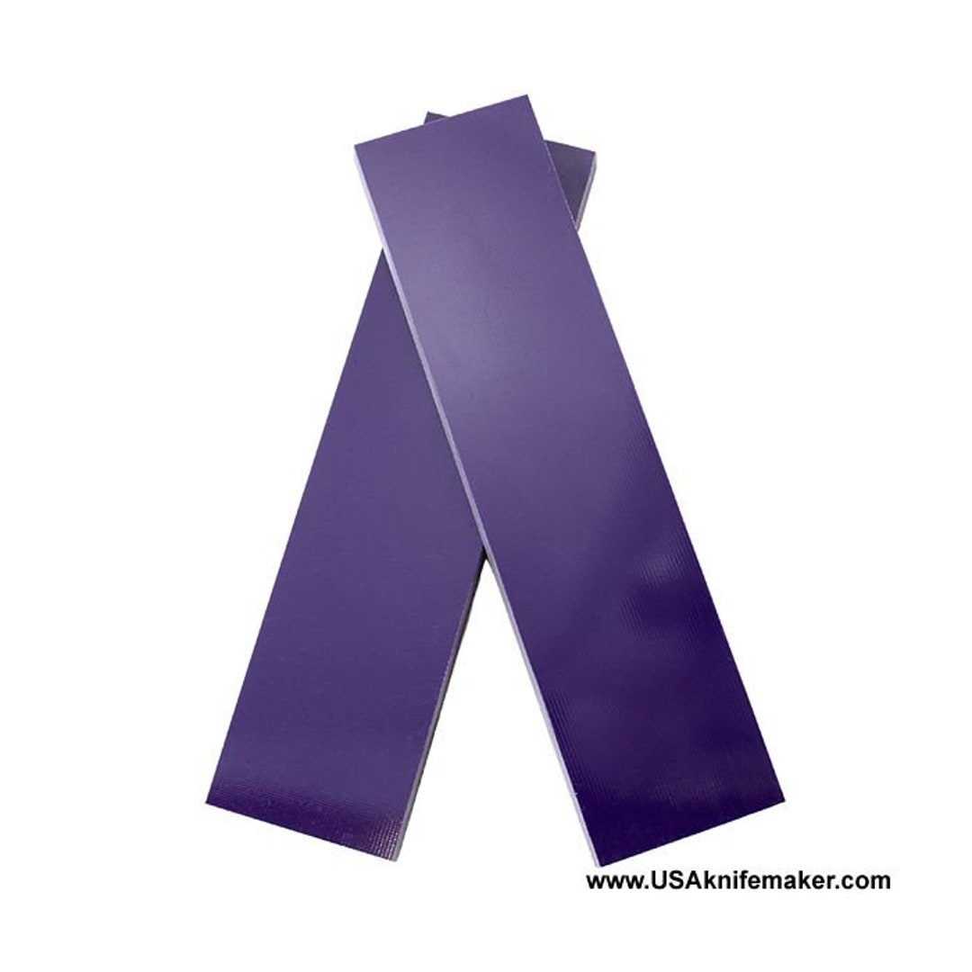 G10 VIOLA ULTREX 1/4.250x2x6 (2) COLTELLO/MANIGLIA PISTOLA - Foto 7