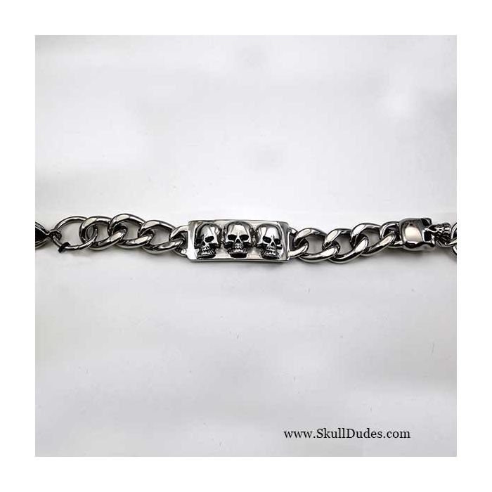   ステンレススチール カーブ チェーン ブレスレット 並行輸入品】PROSTEEL ステンレススチール カーブチェーン