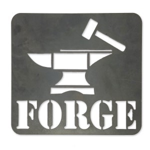 Metal Shop Sign - Forge