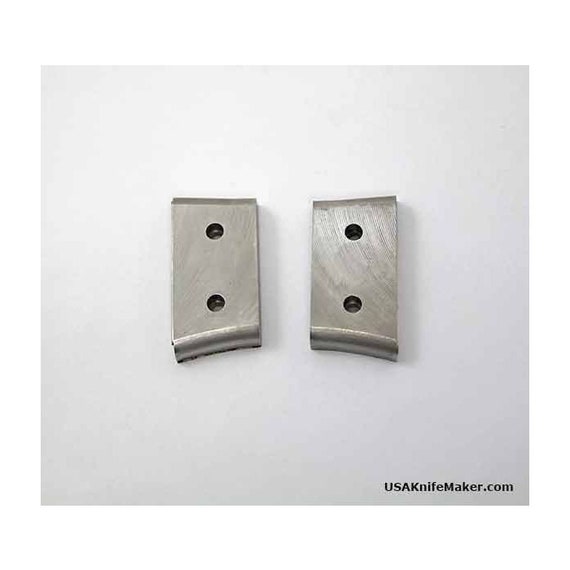Bolster - Stainless Steel - 1.22" Long End, 1.10" Short End, .6" Width, .205" Thick (per piece)