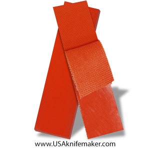 G10 - PEEL PLY MEDIUM Hunter Orange 1/8&quot; - Materiale Manico Coltello