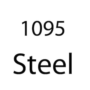 1095 Bar Stock Steel- Various Sizes- 36" Bars
