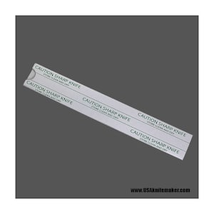 Fundas para cuchillos de 1,4" x 9" o 18" - Paquete de 10, 25, 50 o 100