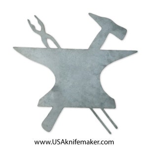 Metal Shop Sign- &quot;Anvil, Tongs & Hammer-Small&quot;