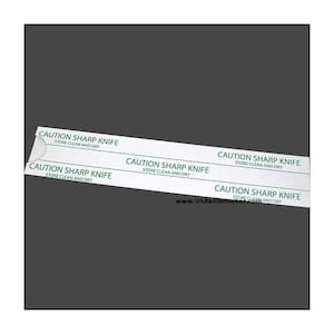 Fundas para cuchillos de 1,75" x 9" o 18" - paquete de 10, 25, 50 o 100