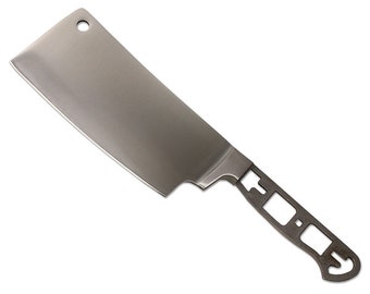 Kitchen Knife Blade Blank - S078 7" Cleaver Knife