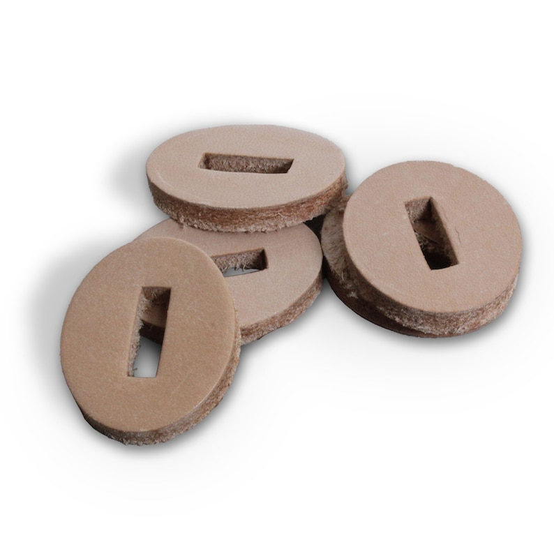 Spacer Washers Leather Stacking Washers for Leather Handle image 1