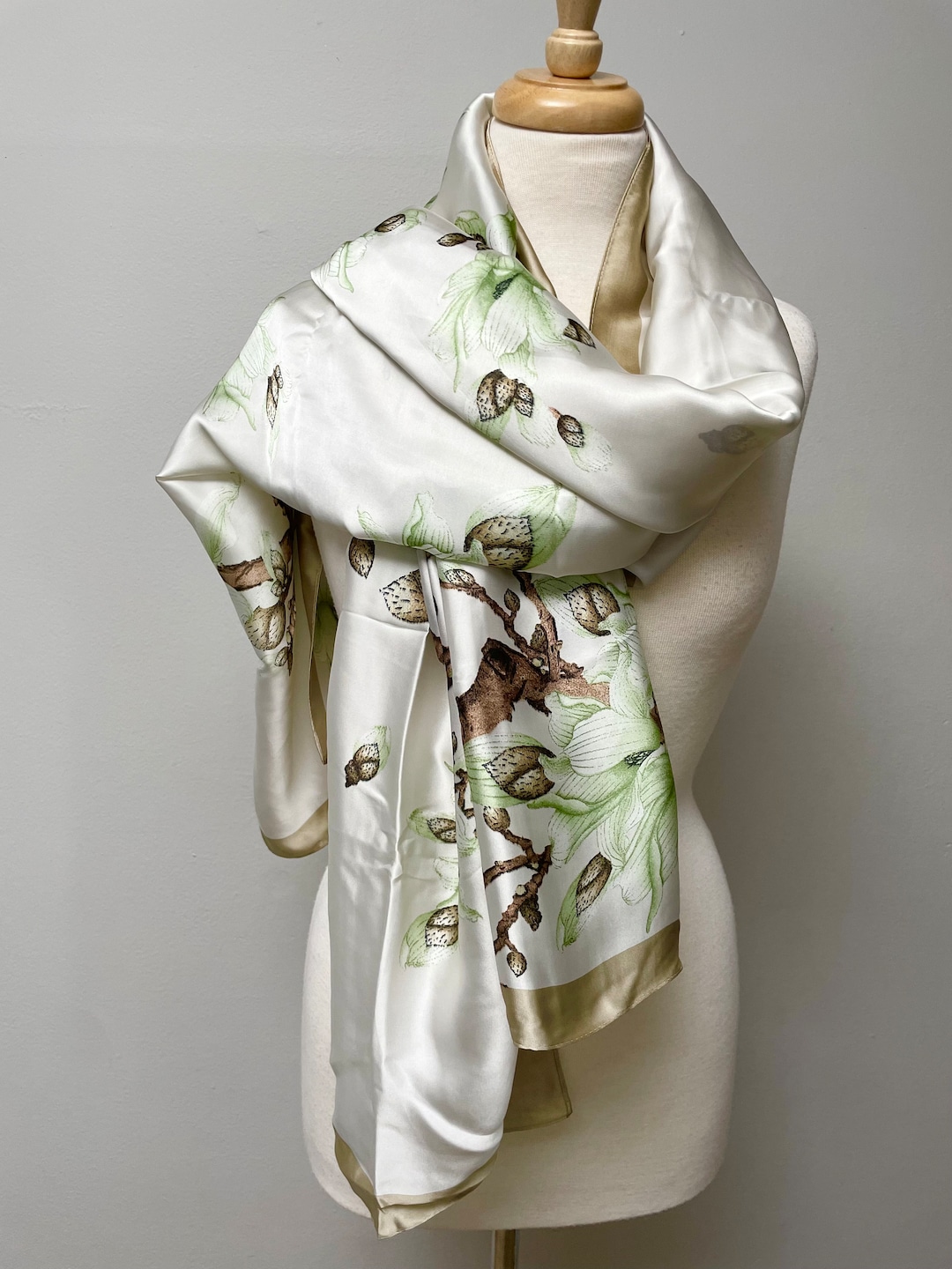 Women'S Fur Scarf- Ivory