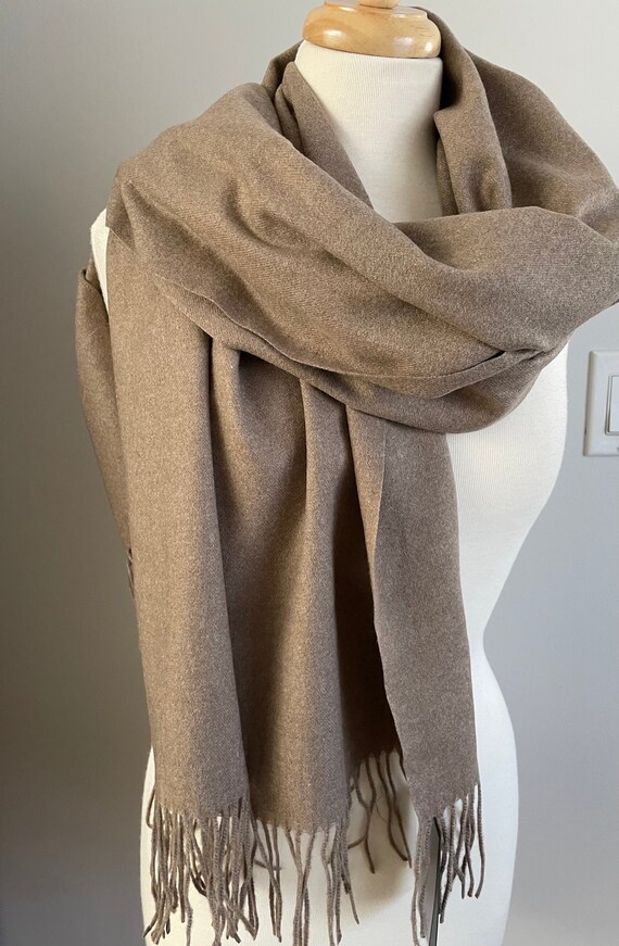 soft beige scarf