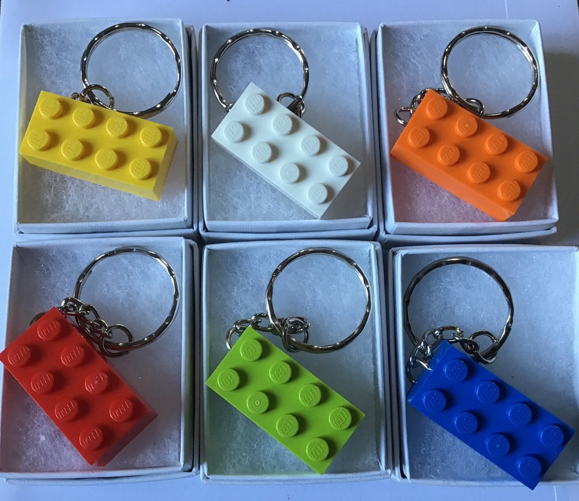 Lego keyrings keychains great for stocking fillers Crafts Etsy