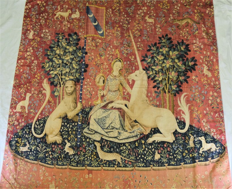 Harry Potter Gryffindor Common Room Hogwarts Medieval Tapestry Etsy