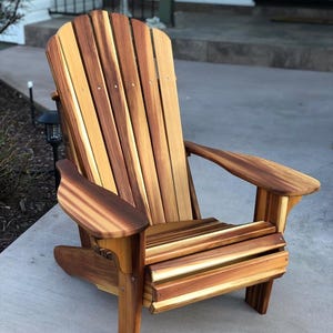 Premium Knot-Free Cedar Wood Adirondack Chair Kit