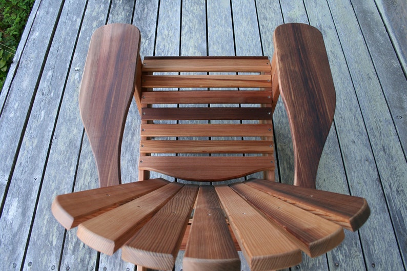 Knot-Free Cedar Adirondack Chair and Side Table set image 4