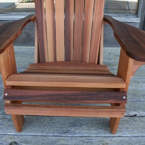 Knot-Free Cedar Adirondack Chair and Side Table set image 6