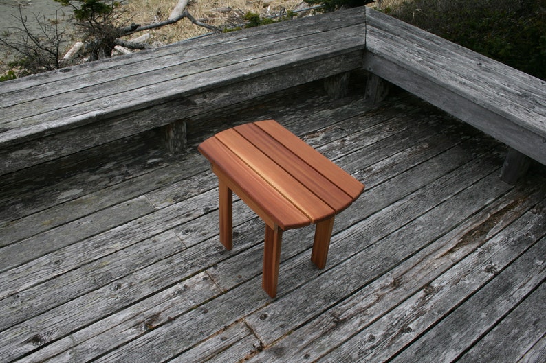 Knot-Free Cedar Adirondack Chair and Side Table set image 7