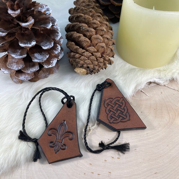 Leather Ornaments Etsy