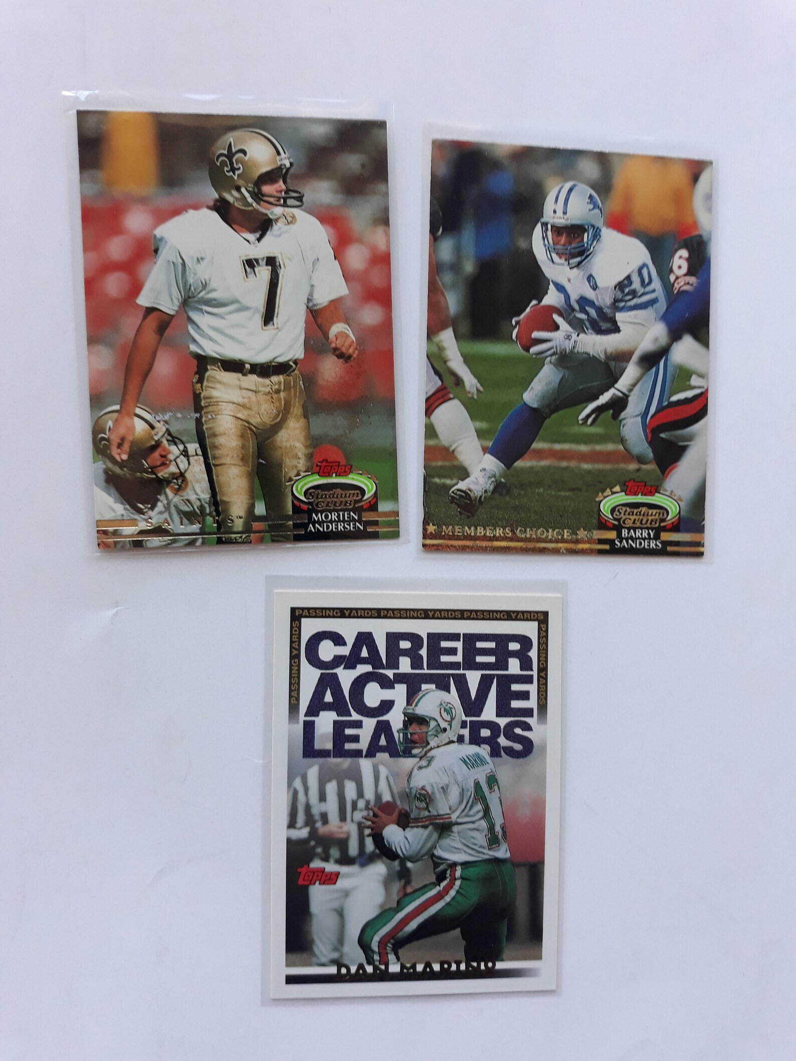 TOPPS NFL Sports Cards 1976 1988 1989 1992 1994 6 cards total Etsy