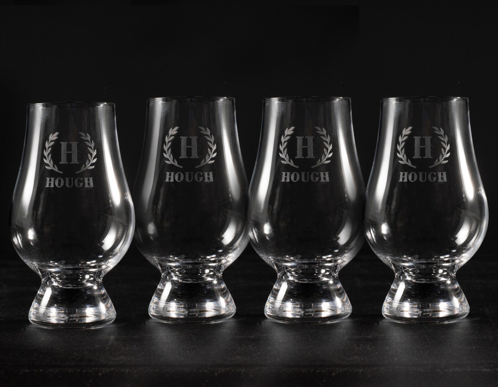 Custom Glencairn Whiskey Glasses Set of Four 4 Etsy